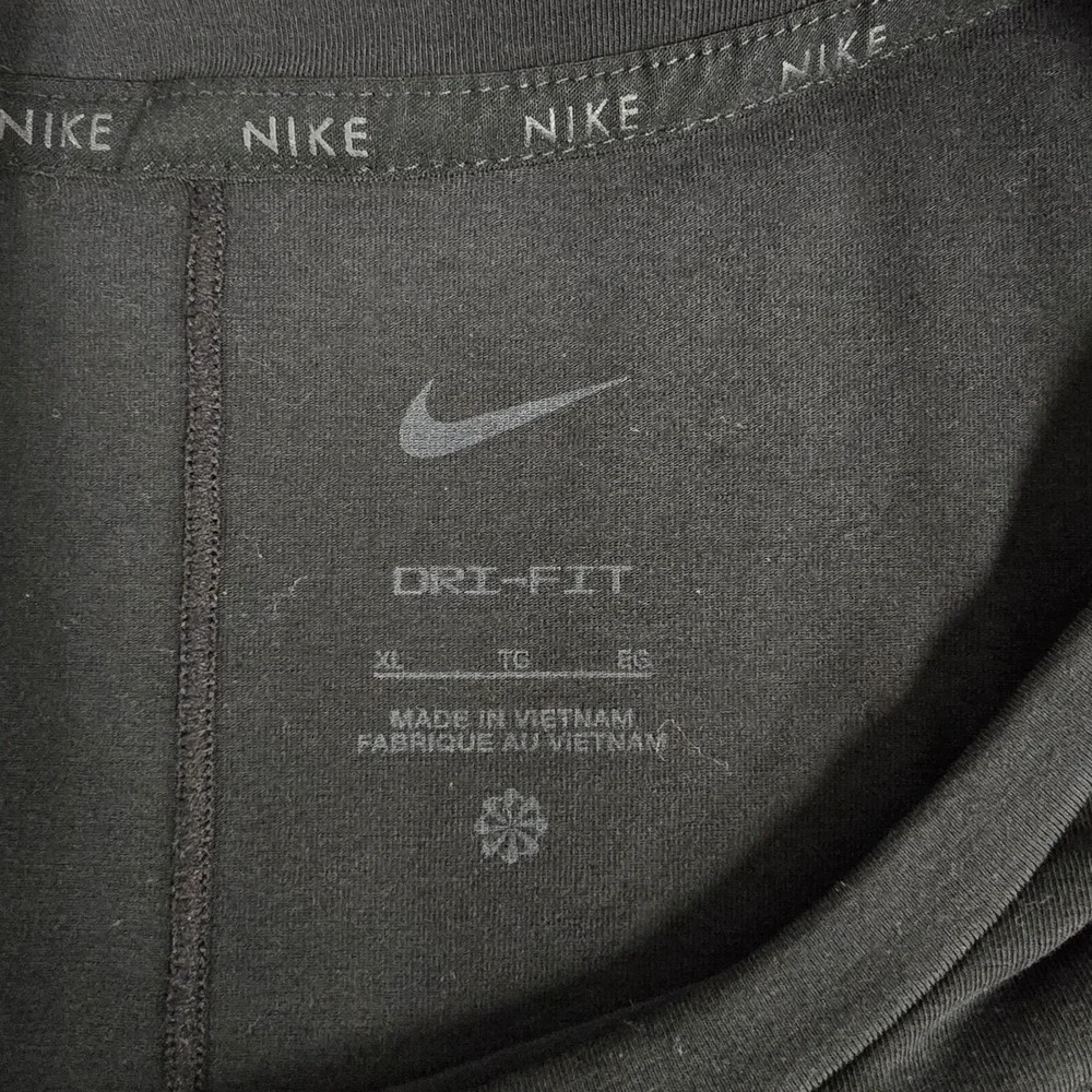 Nike Dri-FIT Womens XL Black Short Sleeve Training T-Shirt Activewear Gym Top